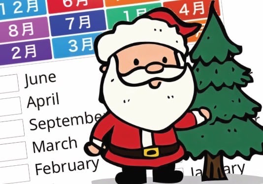 月・Months of the Year